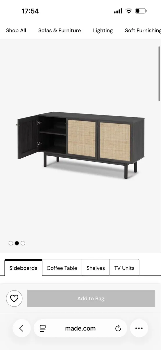 Next Pavia Rattan Sideboard - Brand New in Box - Image 2