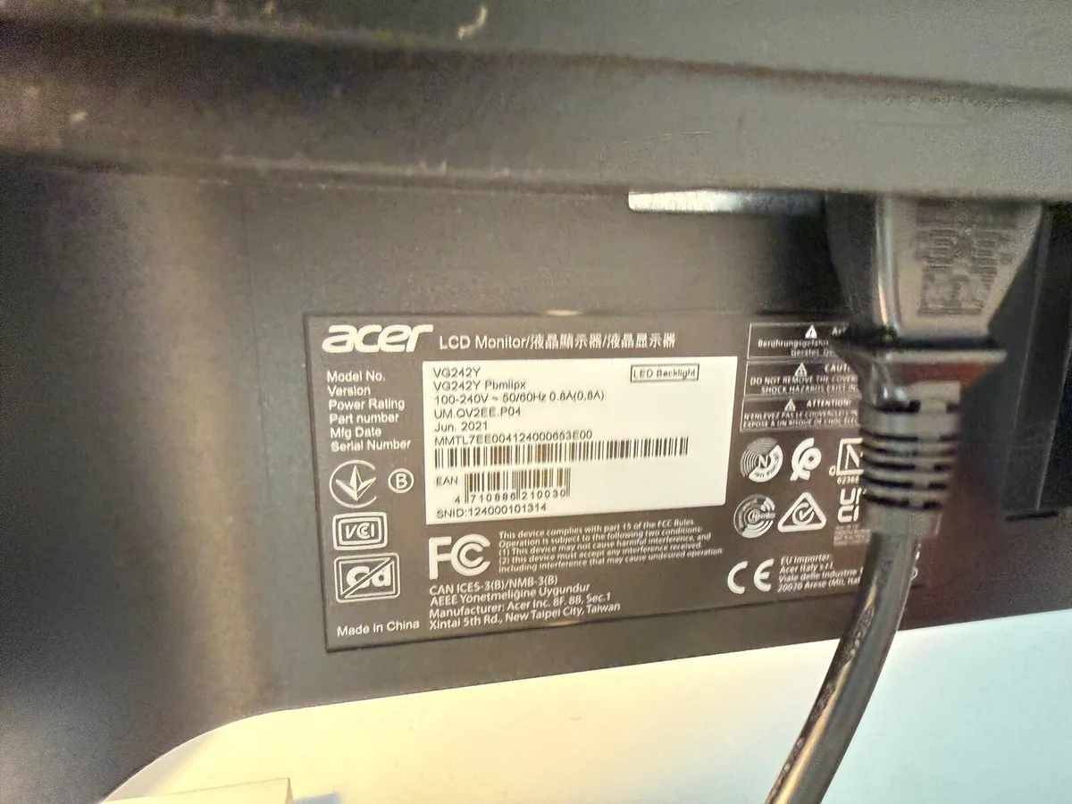 Acer “24 IPS monitor VQ242Y - Image 2