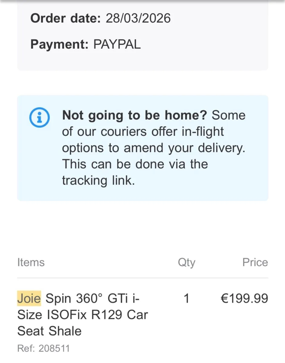 Joie 360 Car seat - Image 3