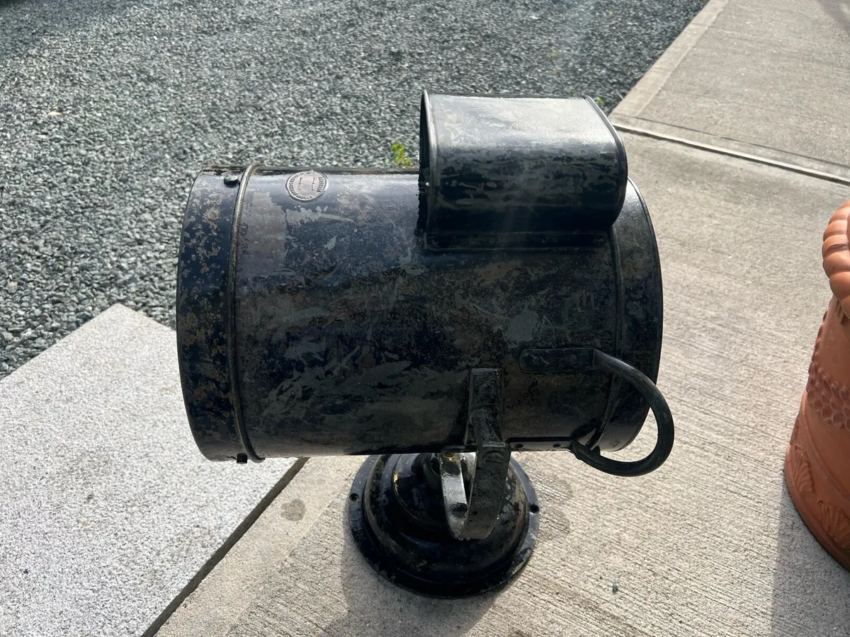 Vintage brass ship search light - Image 2