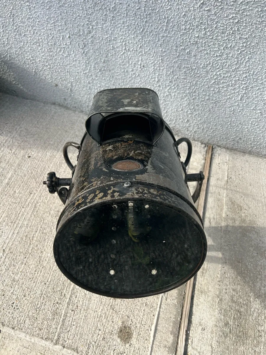 Vintage brass ship search light - Image 1