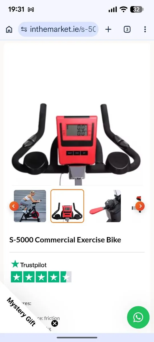 Exercise bike S-5000 - Image 3