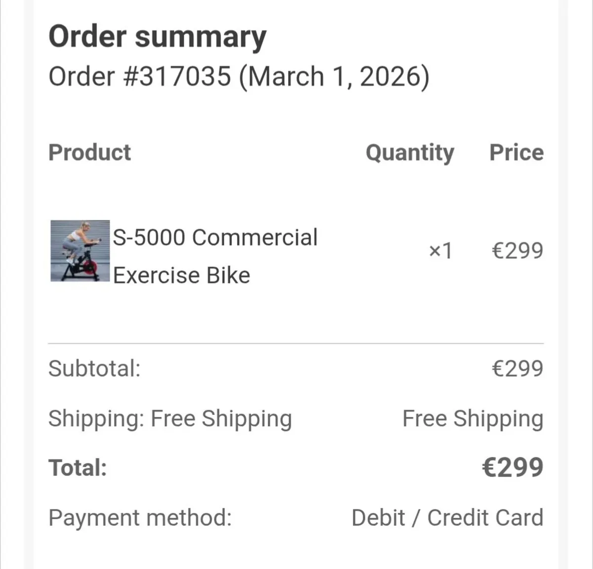 Exercise bike S-5000 - Image 4