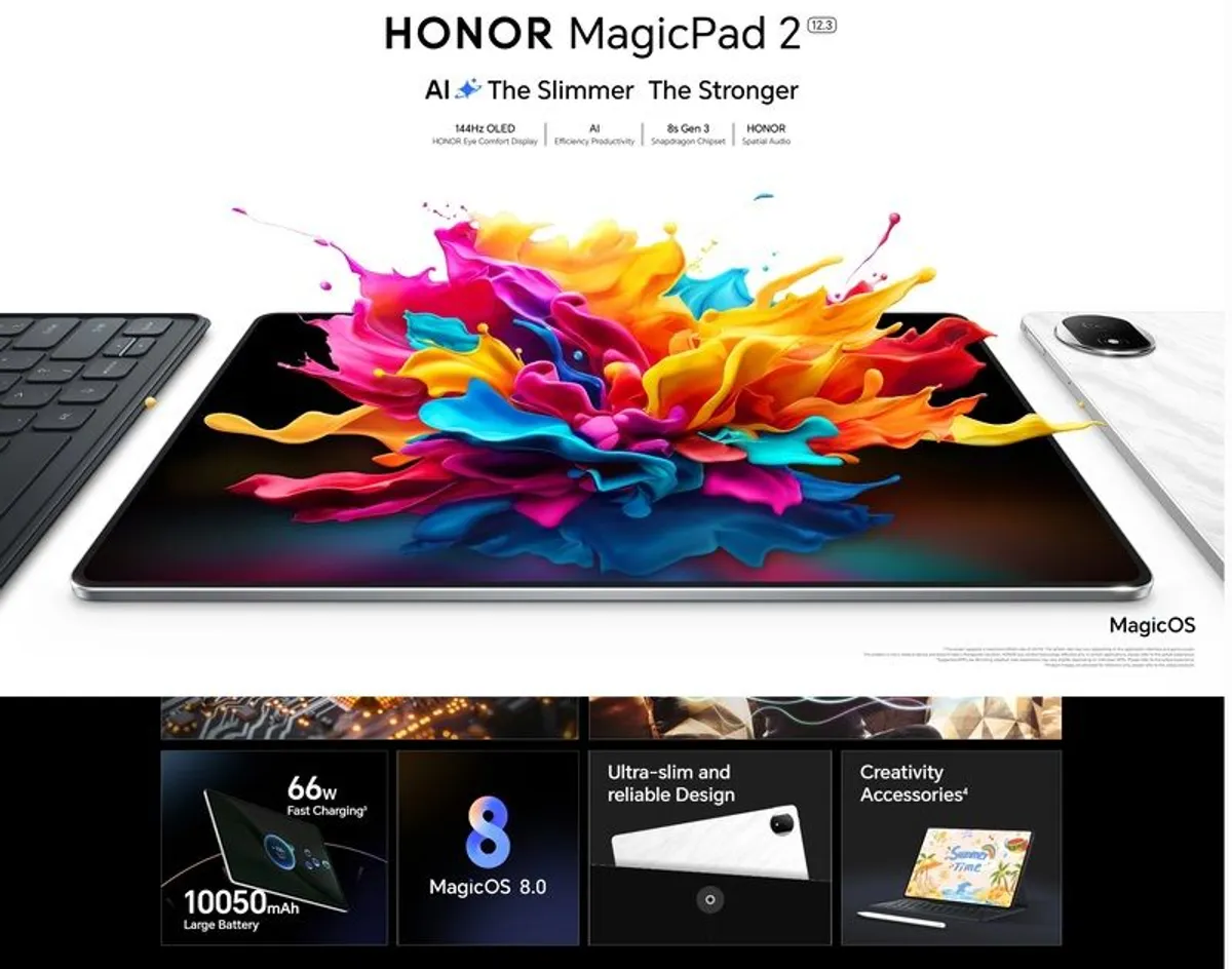 Honor MagicPad 2 OLED Tablet - Image 1