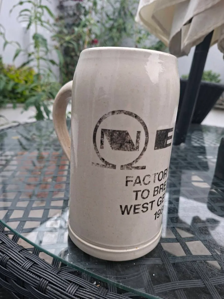 Vintage 1986 German Promotional 1L Beer mug - Image 1