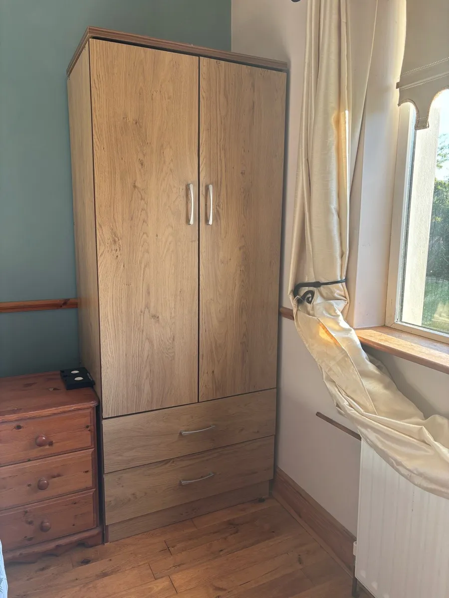 IKEA Oak Wardrobe - Image 1