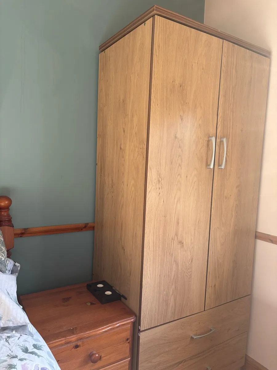 IKEA Oak Wardrobe - Image 4