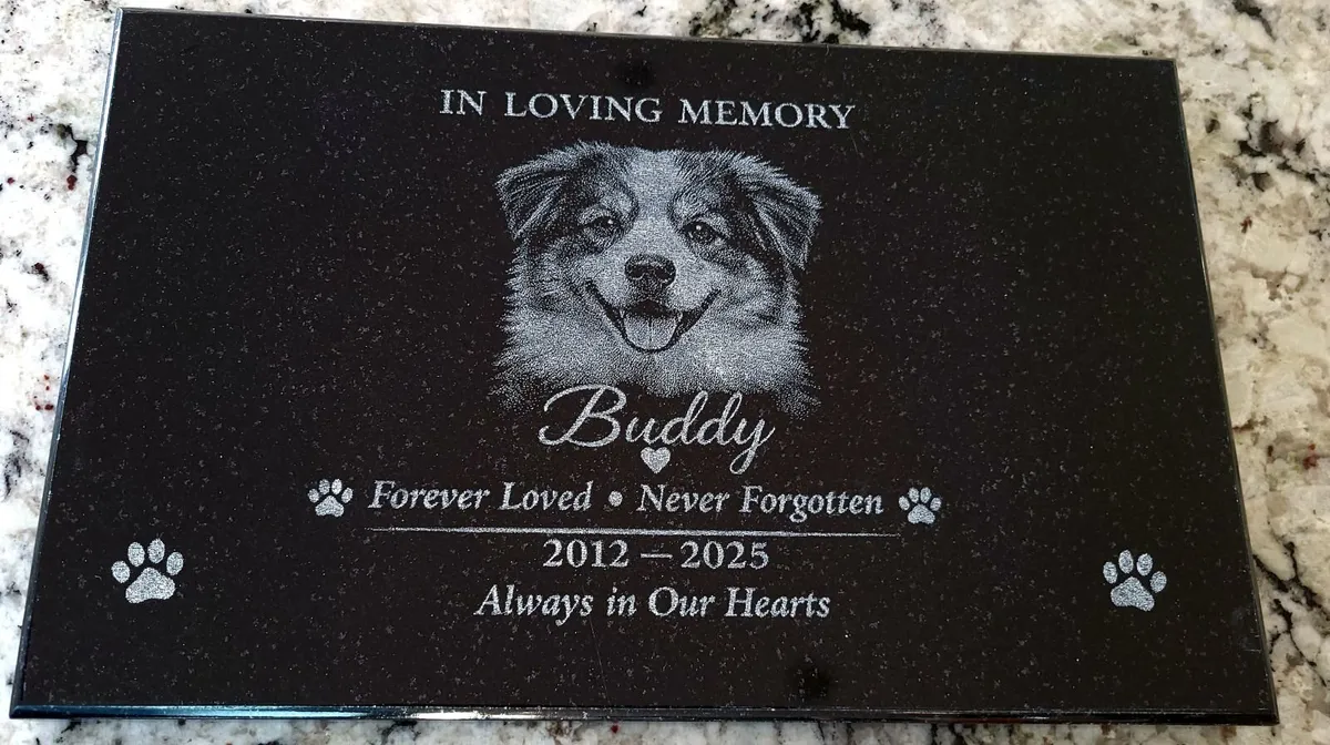 Granite Memorial Plaque