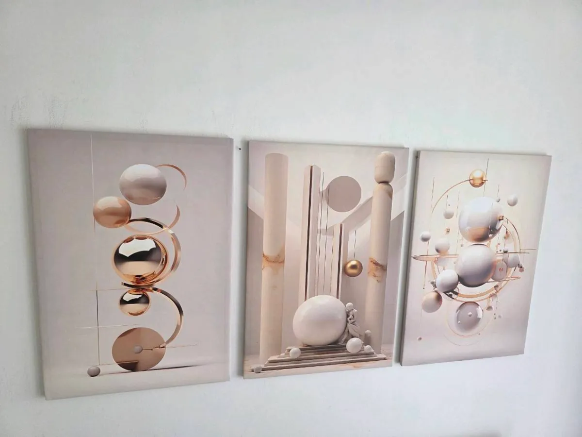 3 large canvas 46x66cm each - Image 2