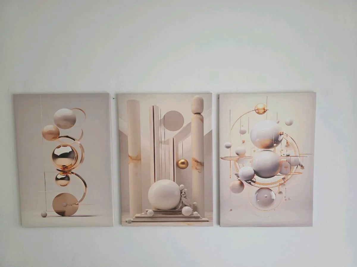 3 large canvas 46x66cm each - Image 3
