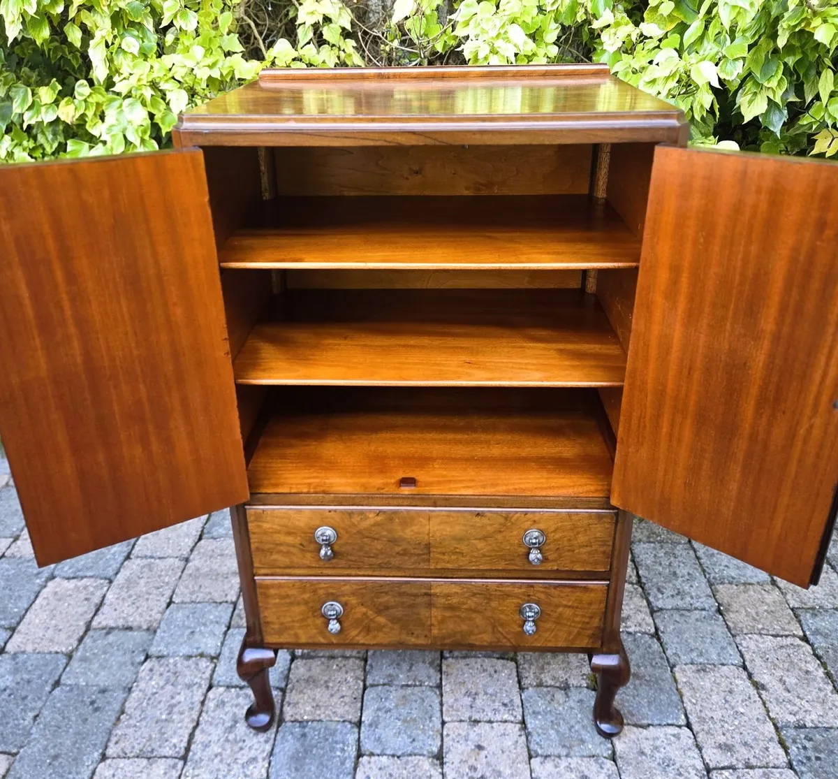 Vintage Walnut Cabinet- Circa 1930s - Image 3