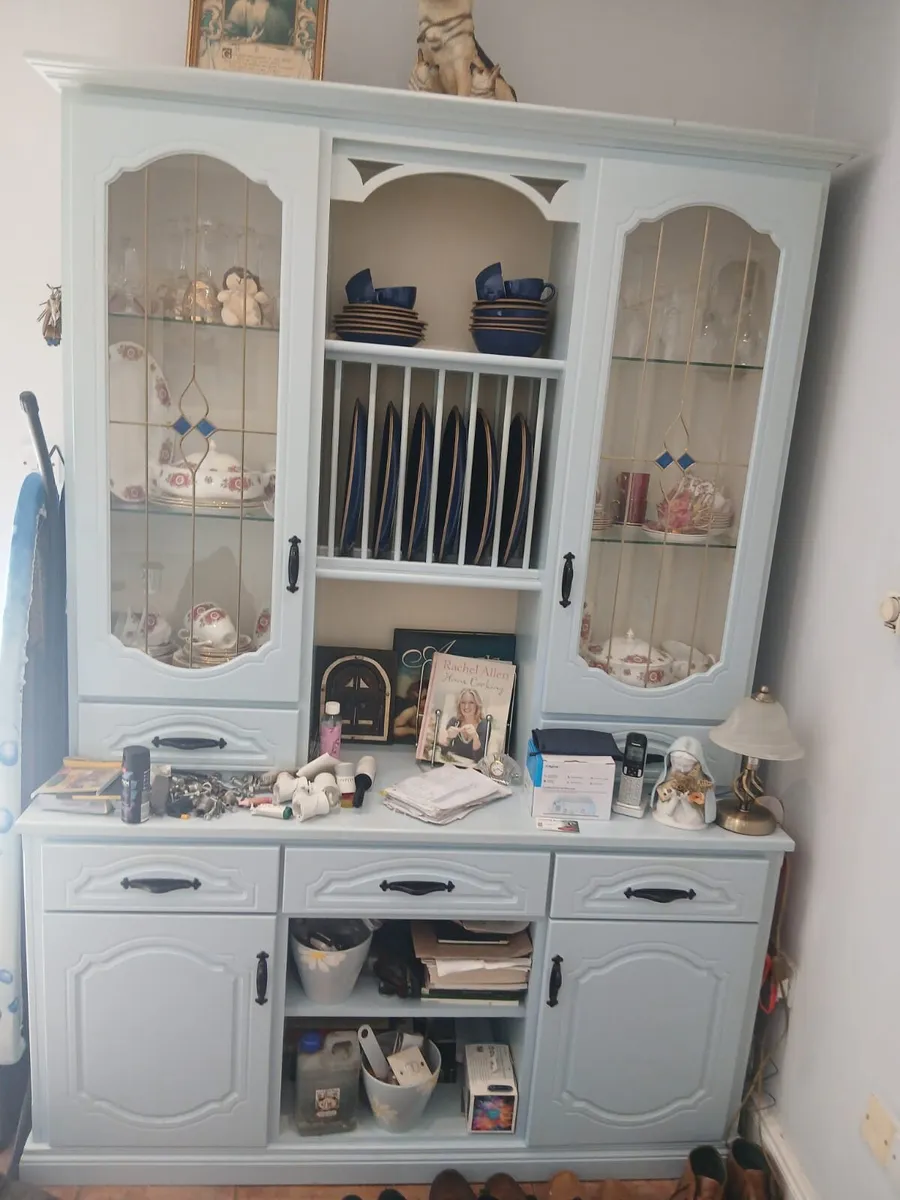 Dresser with contents
