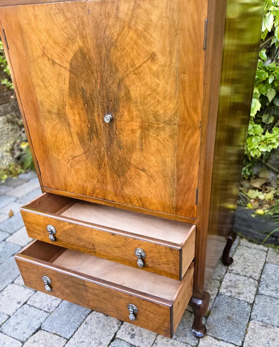 Vintage Walnut Cabinet- Circa 1930s - Image 4