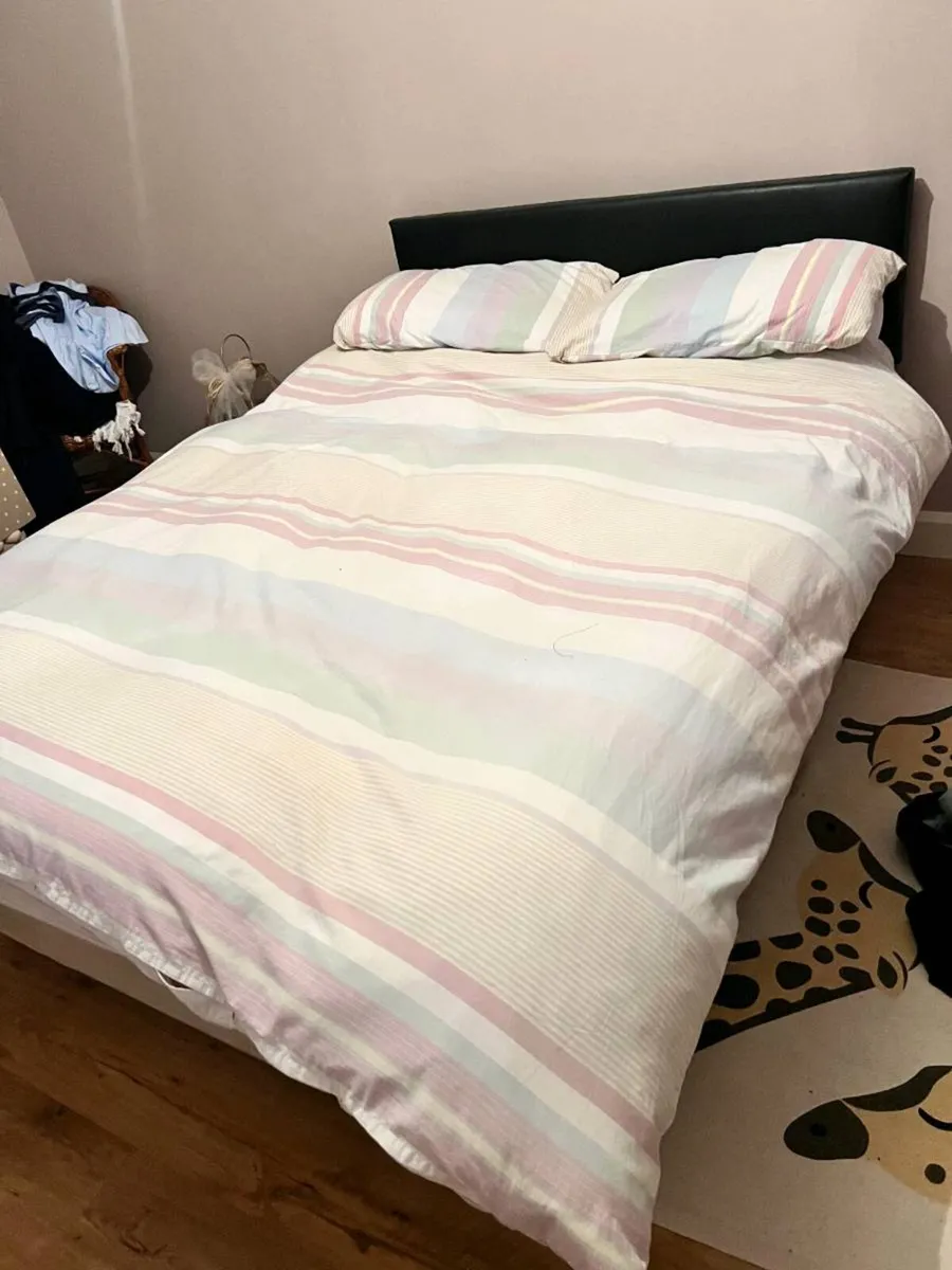Double Bed, Mattress and Headboard - Image 1