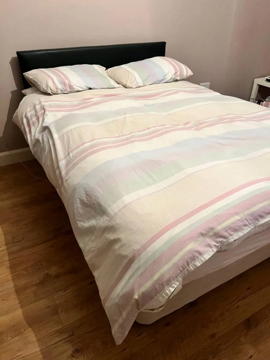Double Bed, Mattress and Headboard - Image 2
