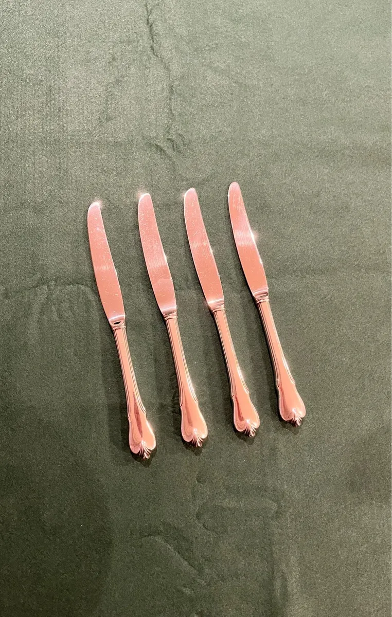 Vintage Wallace Sterling Silver Handled Knives - Image 1