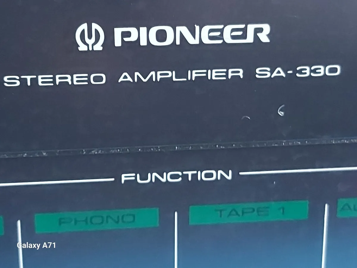 PIONEER Stereo Amplifier SA-330, Just base part - Image 4