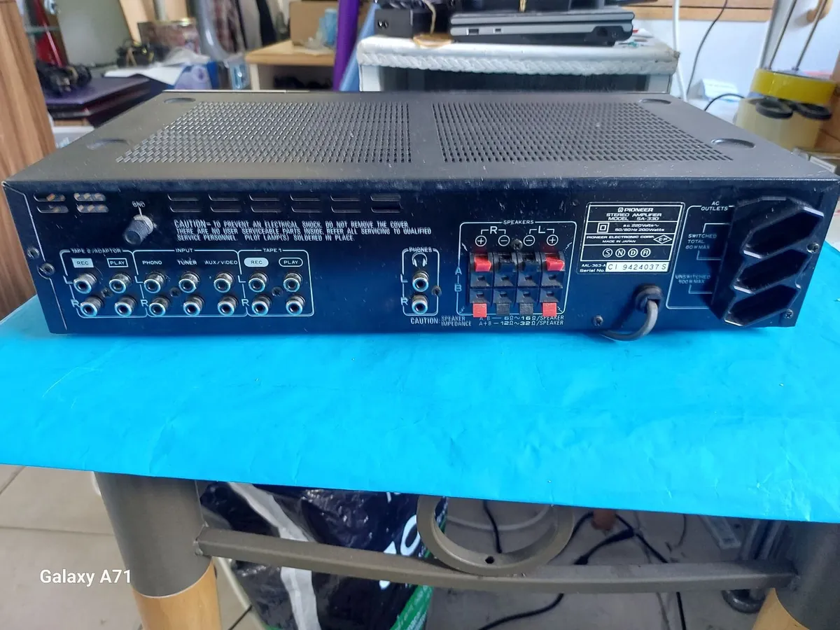 PIONEER Stereo Amplifier SA-330, Just base part - Image 3