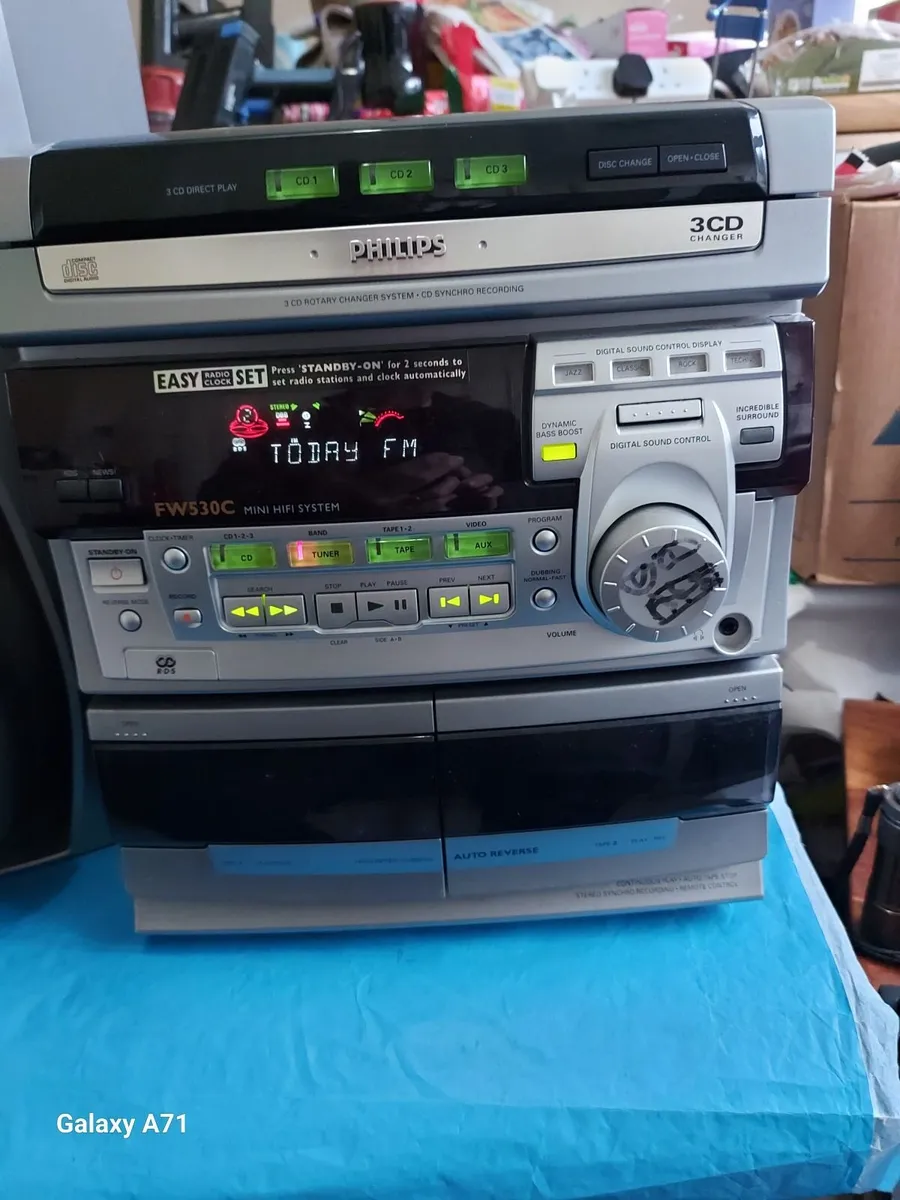 Philips HIFI Stereo System, Model FW530C, - Image 1