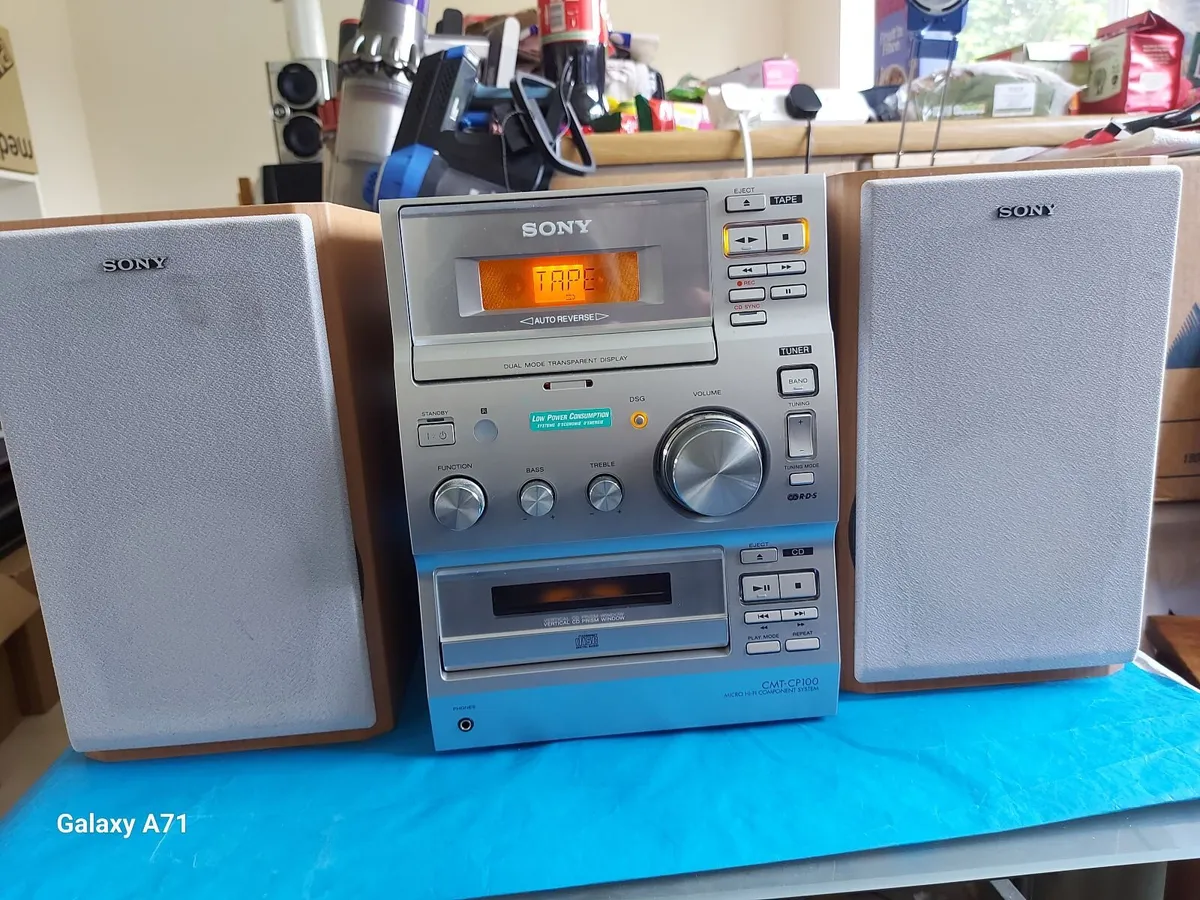 SONY Stereo Music System Model CMT-CP100, - Image 2