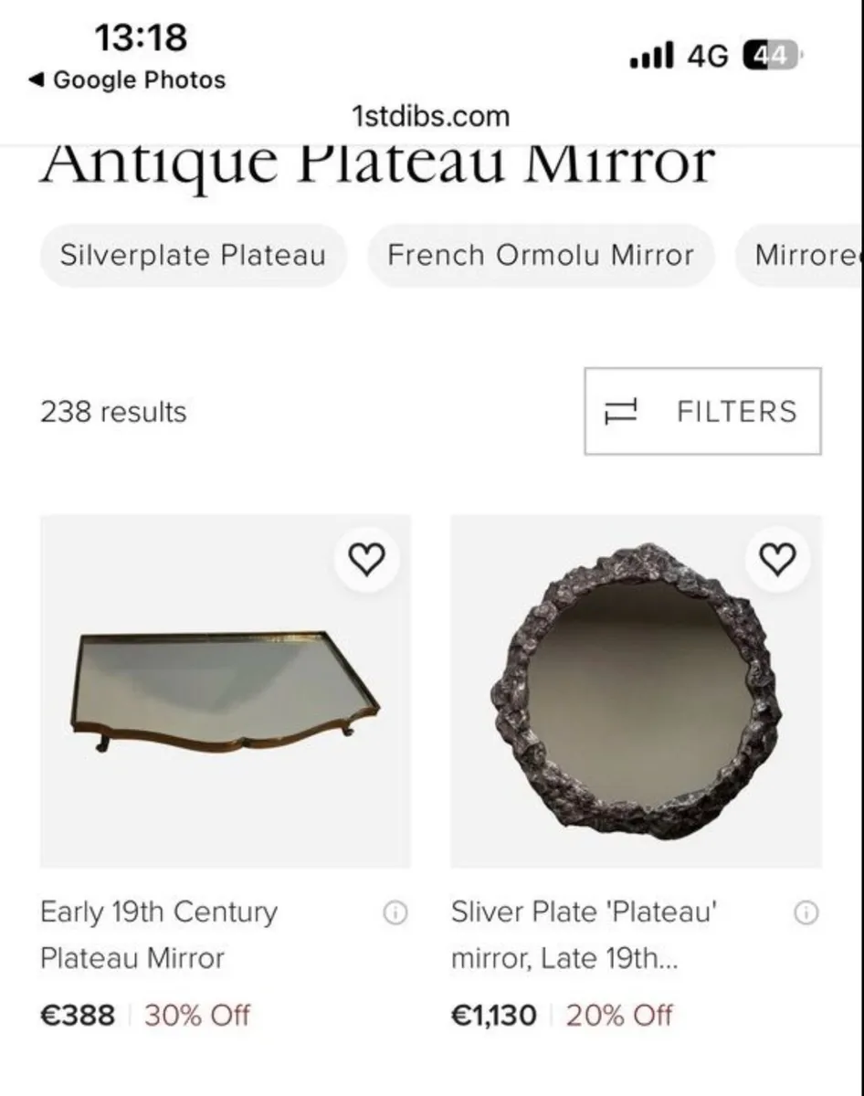 Victorian period mirror €95 ono - Image 1