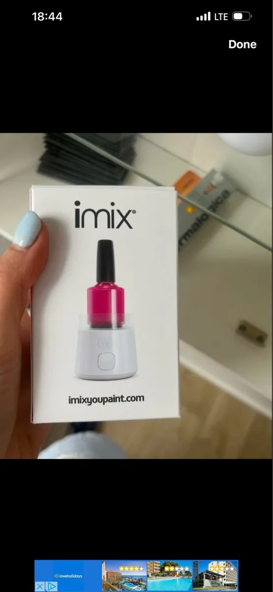 Nail cnd lamp shellac gel imix shellac - Image 2