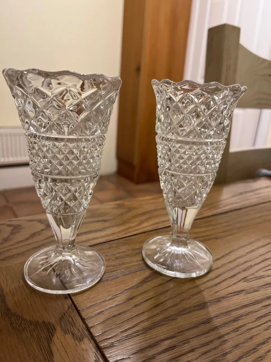 Vintage glass vase