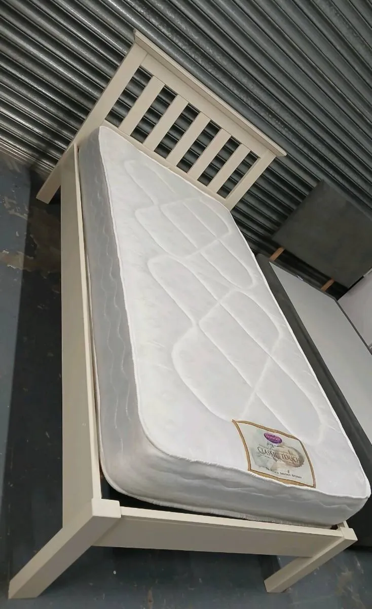 3ft Cream single bedframe - Image 2