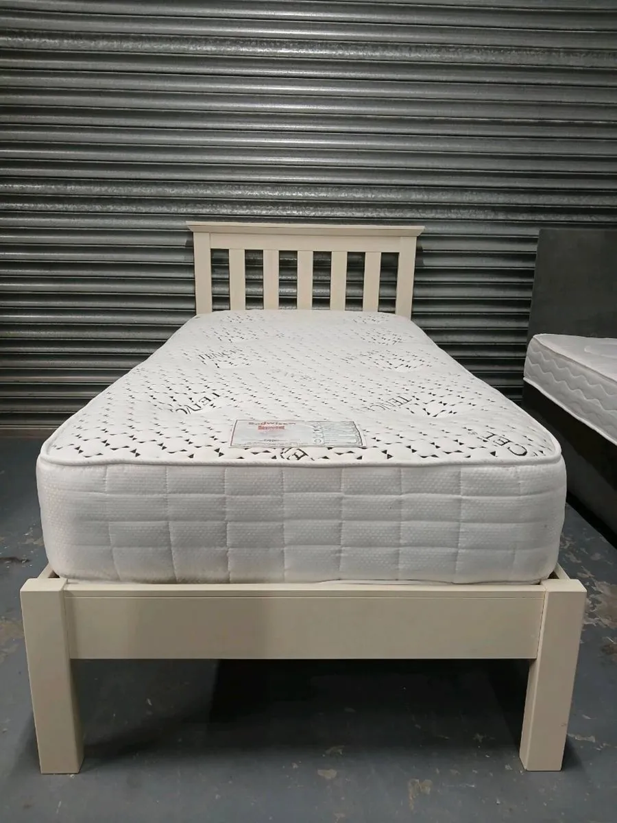 3ft Cream single bedframe - Image 3