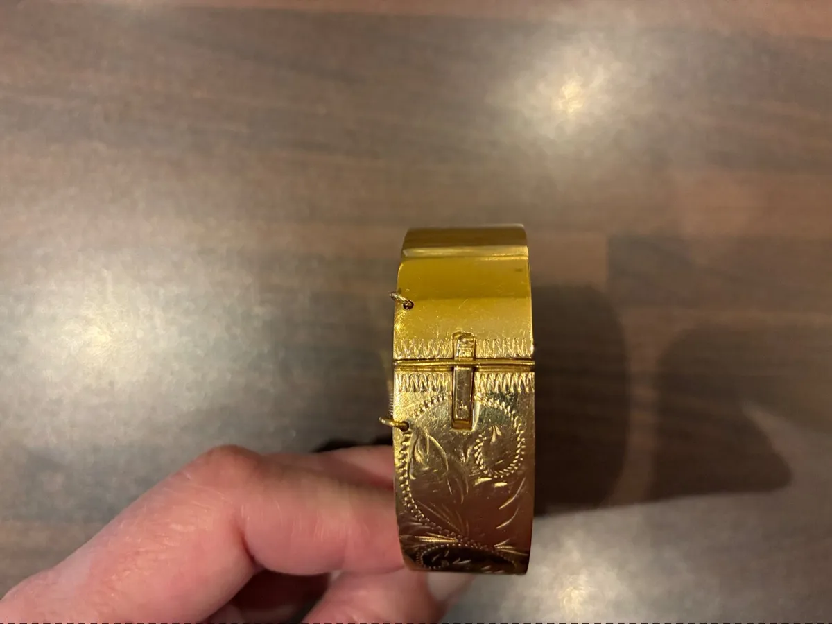 Gold plated bangle - Image 3
