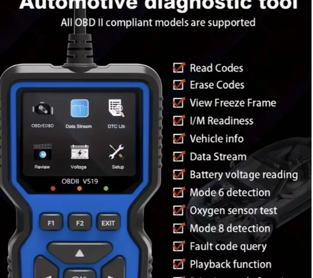 OBD2 Professional 2026 Scanner - - Ideal for NCT - Image 2