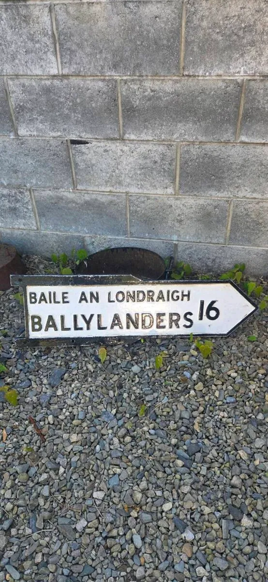 Old Original road sign FOR SALE - Image 4