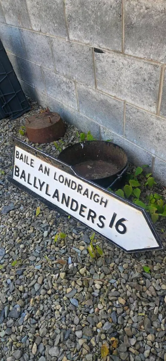 Old Original road sign FOR SALE - Image 2