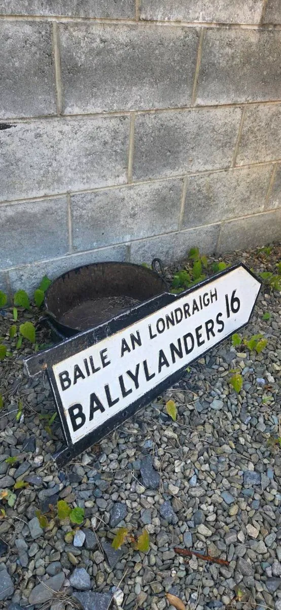 Old Original road sign FOR SALE - Image 3