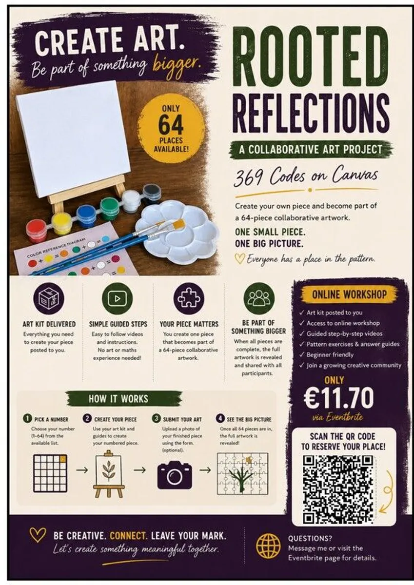 369 math-art collab online tutorial plus materials - Image 1