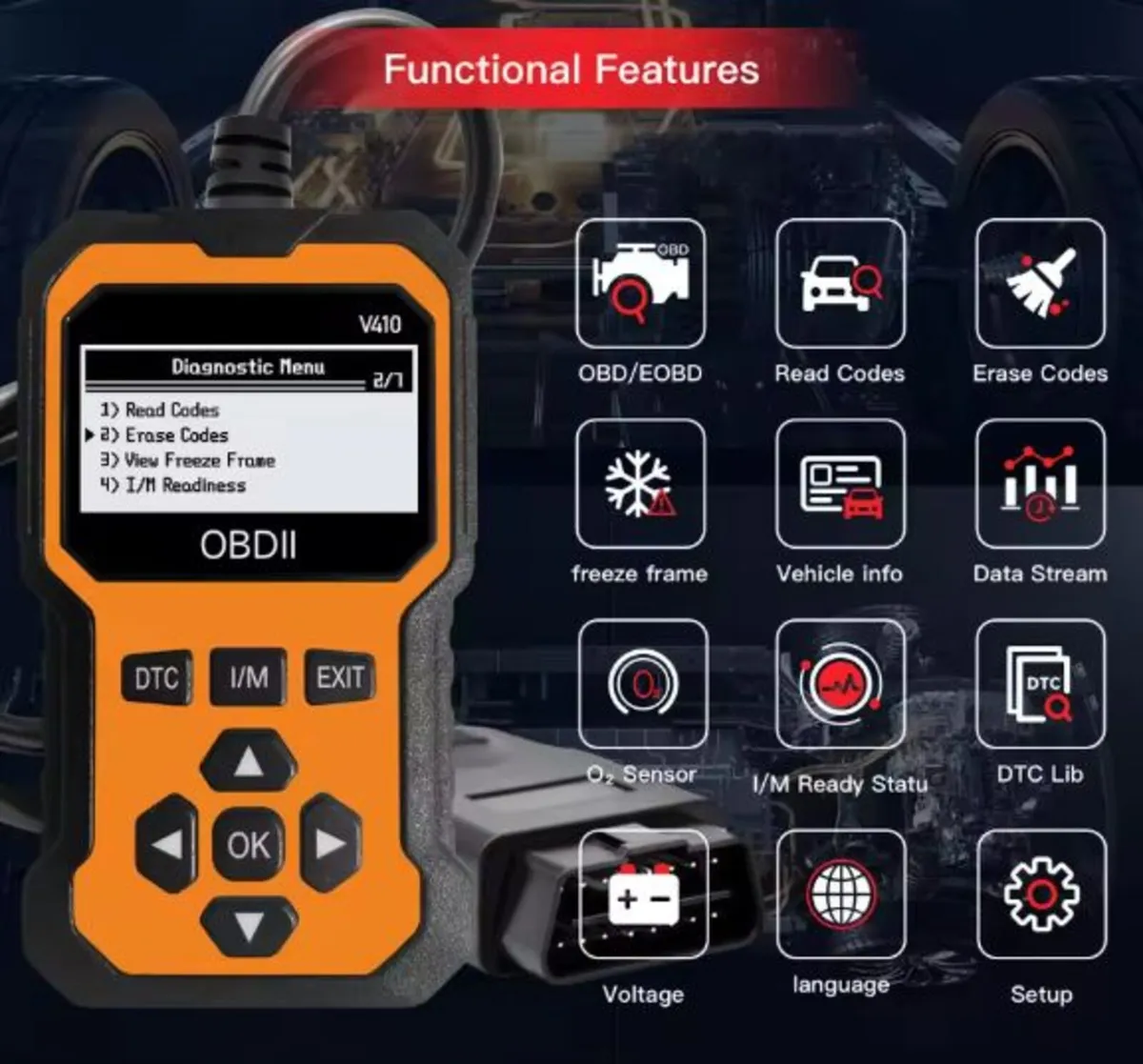 Brand New OBD2 Scanner - Ideal for NCT