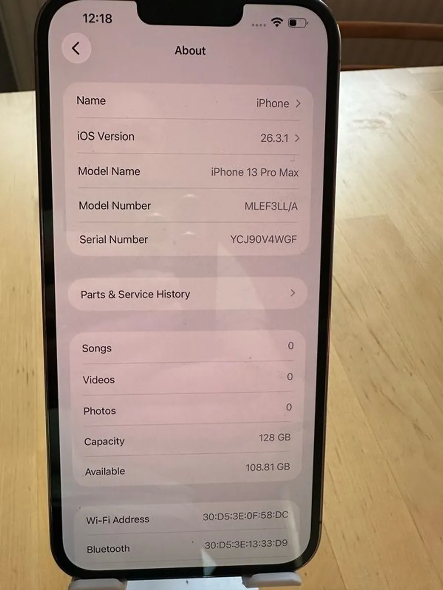iPhone 13 Pro Max 128 gb Unlocked 98% BH - Image 3