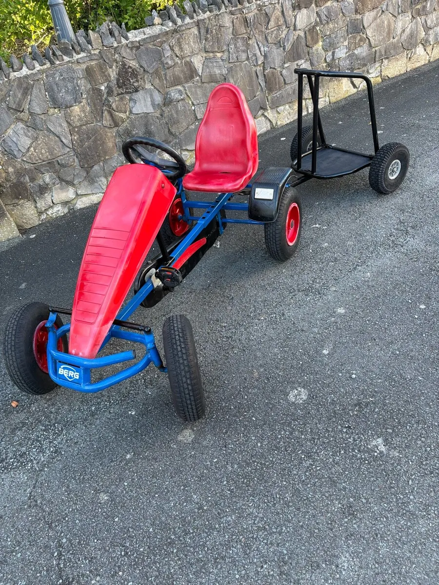 Berg go cart with chariot - Image 1