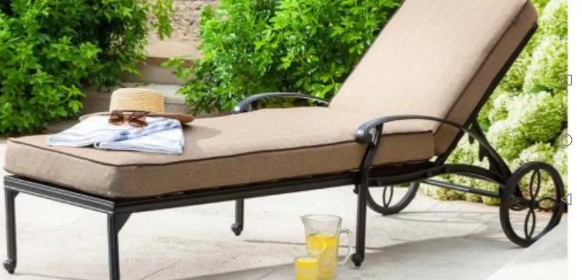 Brand New Hartman Cast Alum Bronze Lounger - Image 1