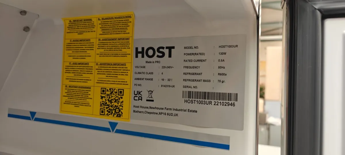 Host Stainless Steel Fridge - Image 2