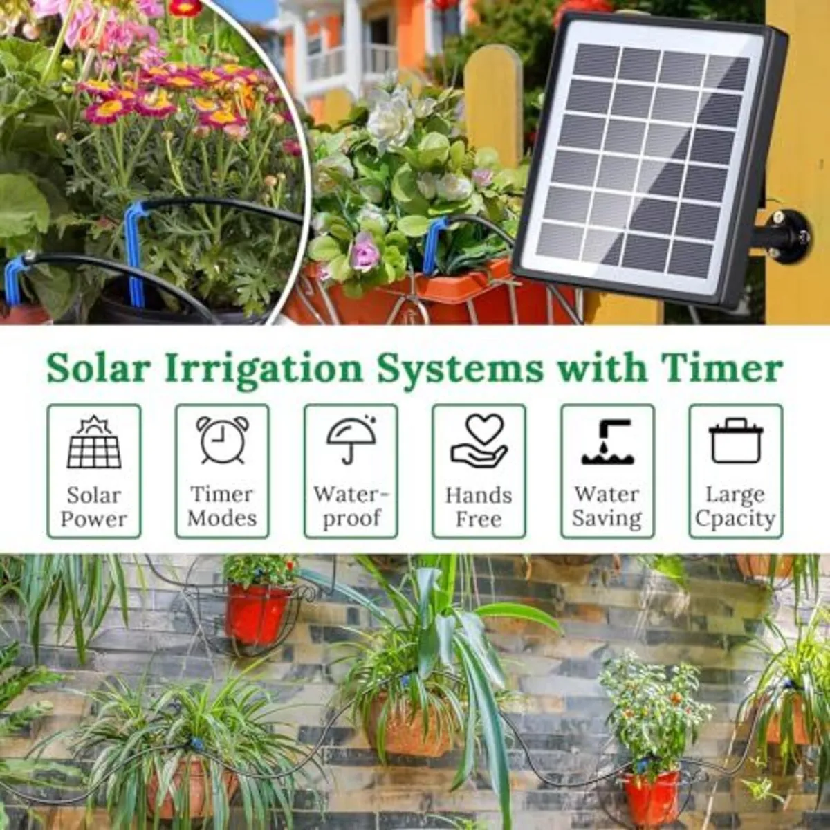 Solar Drip Irrigation Kit With Timer - Image 2