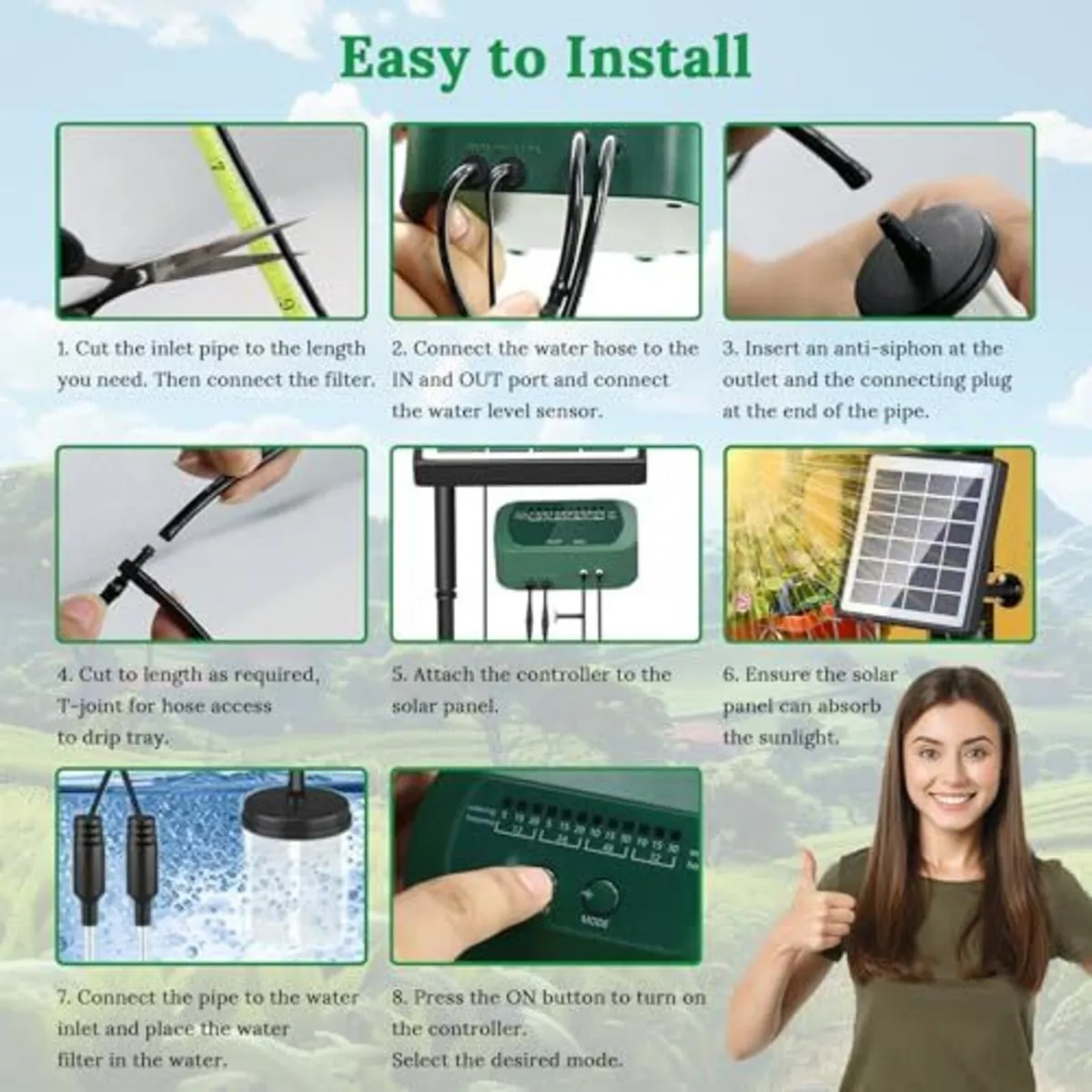 Solar Drip Irrigation Kit With Timer - Image 4