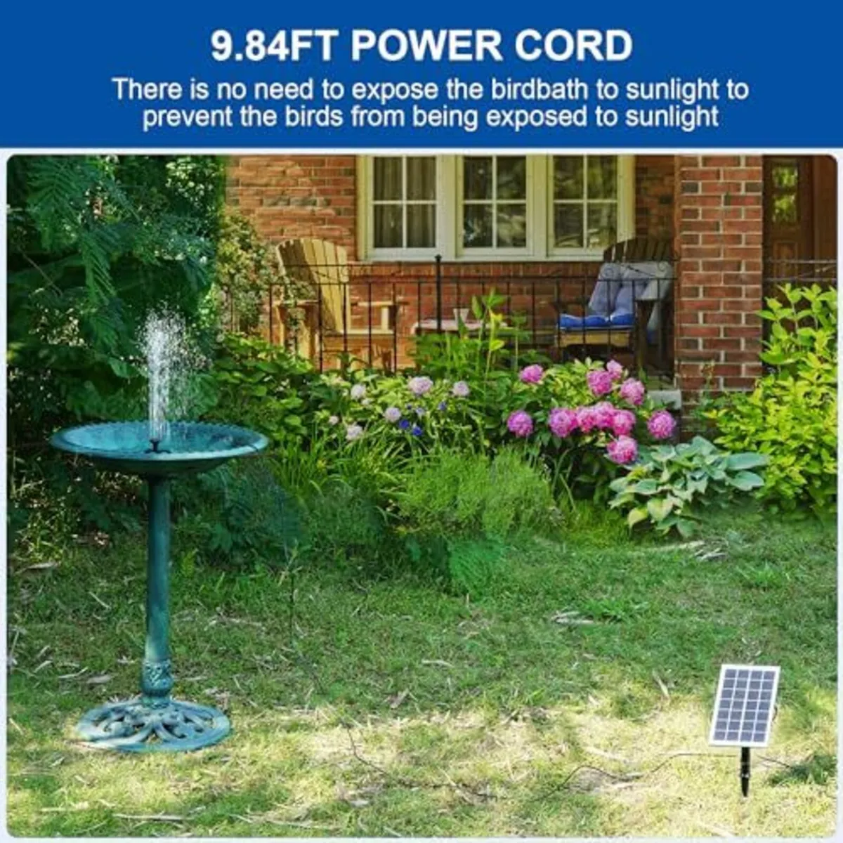 Solar Fountain Pump Kit With Long Cable - Image 3