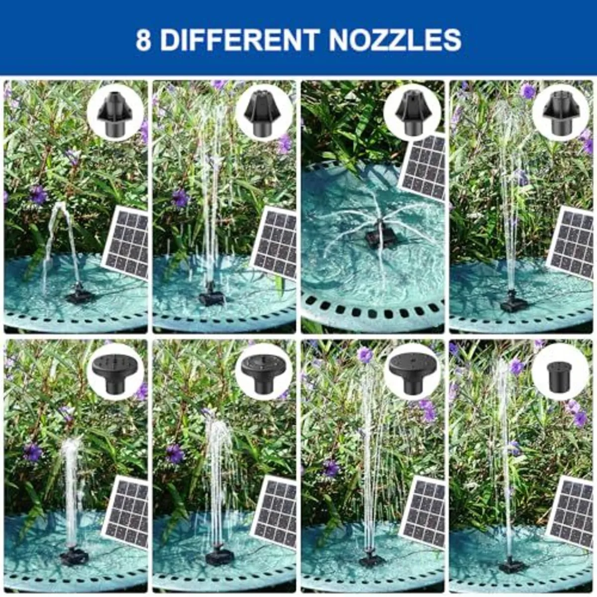 Solar Fountain Pump Kit With Long Cable - Image 4