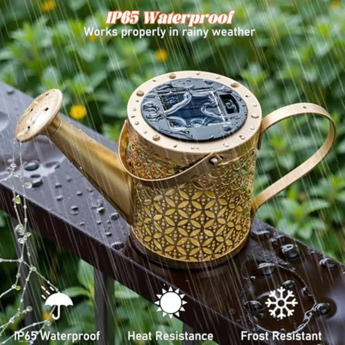 Solar Watering Can Garden Light Decoration - Image 4