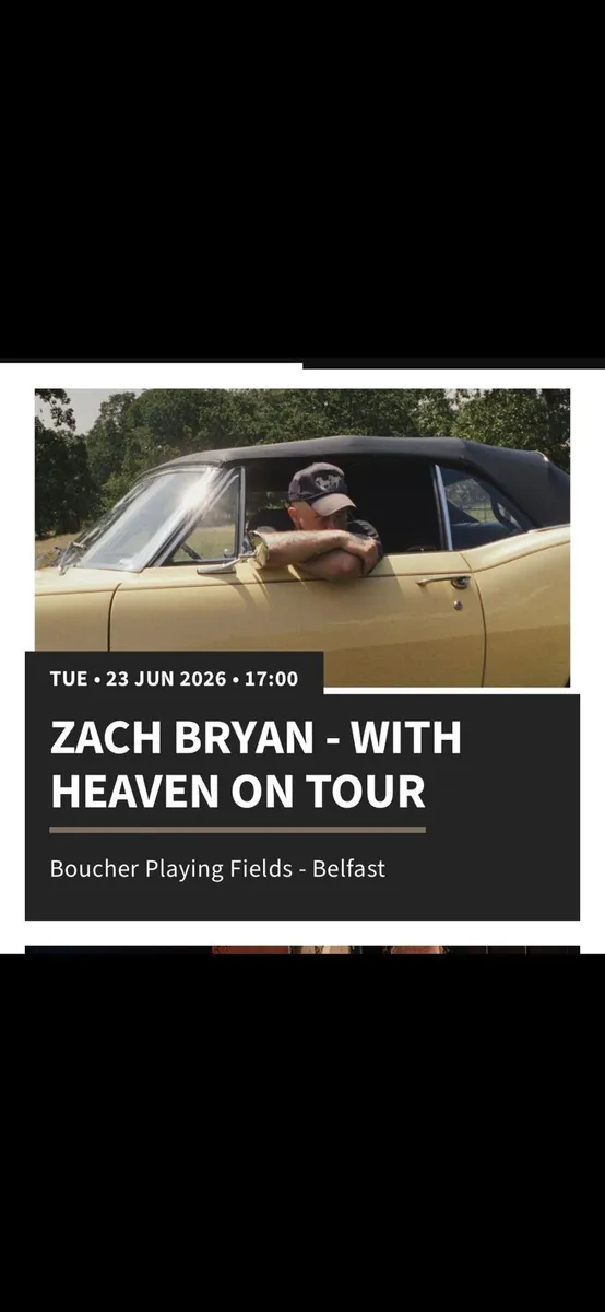 ***Zach Bryan Belfast***