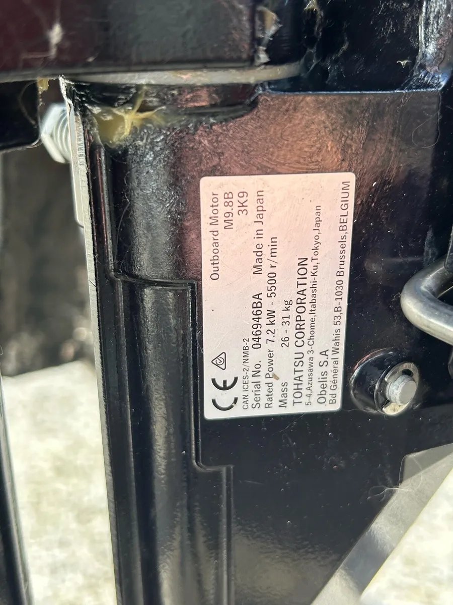 Tohatsu 9.8hp 2 Stroke Outboard Engine - Image 4