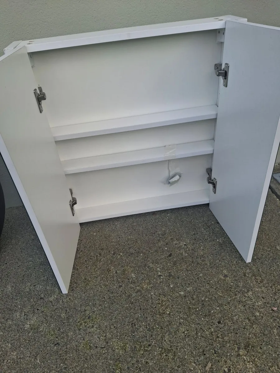 Bathroom mirrored unit - Image 1