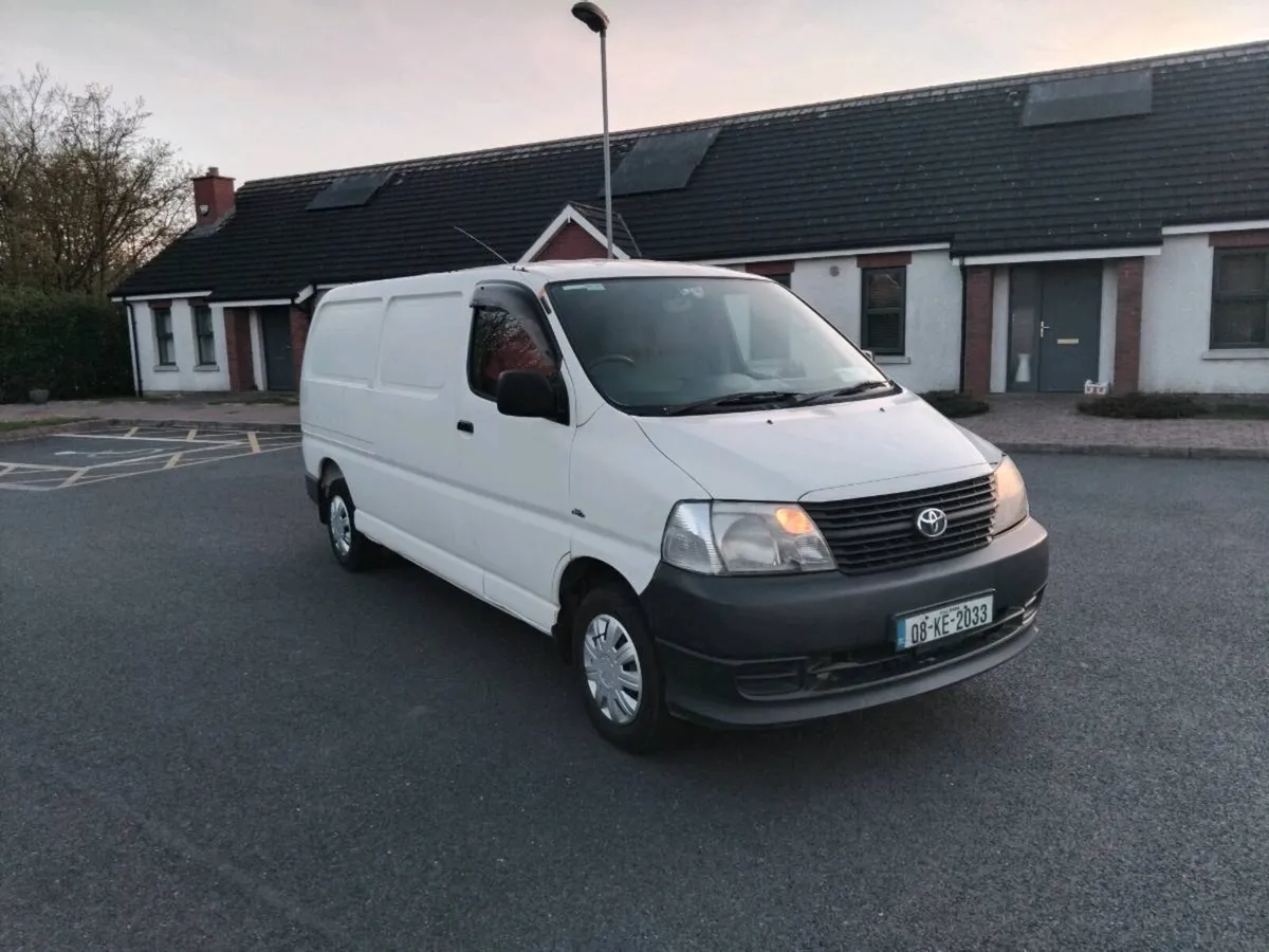 08 Toyota hiace van cvrt tested 10/26 - Image 2