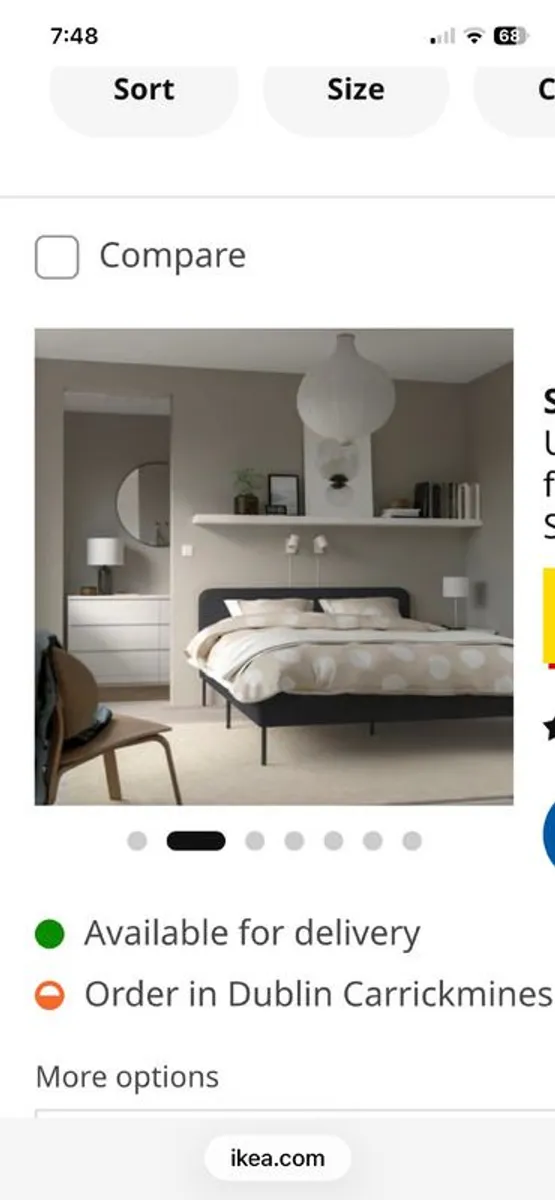 New double bed plus mattress - Image 1